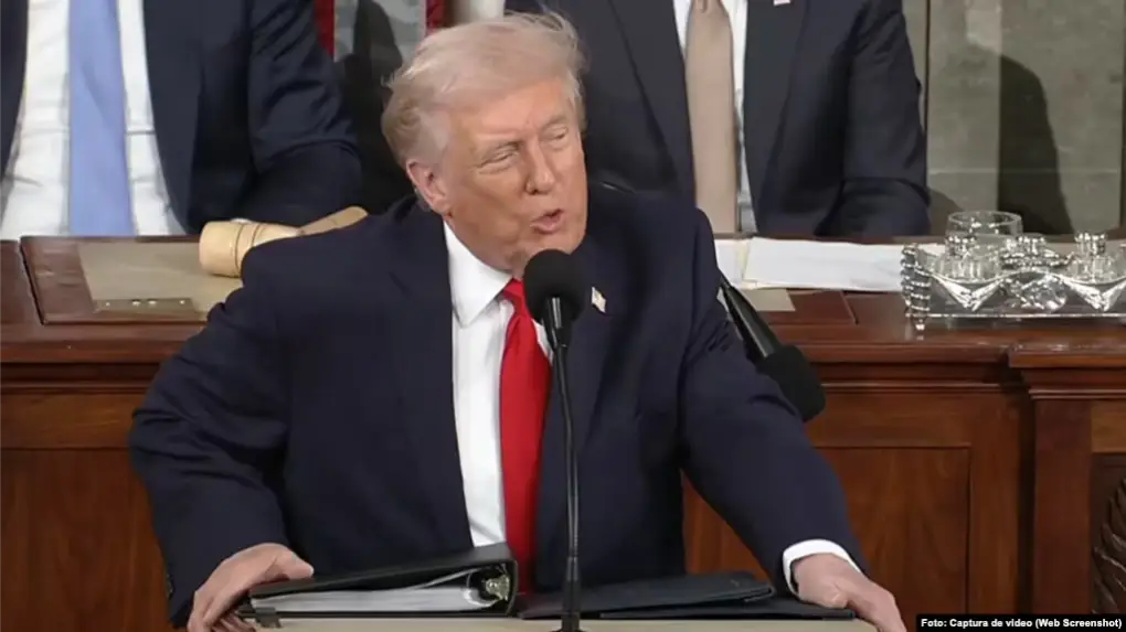 Trump en su discurso a la nación: “Estamos ganando”