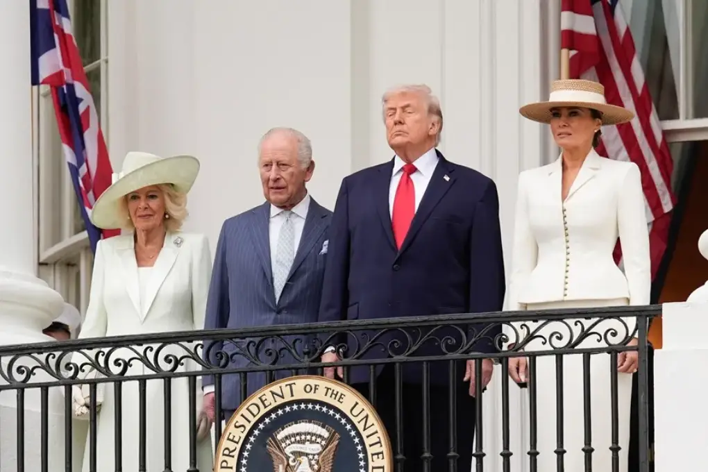 Trump destaca la amistad durante bienvenida oficial a reyes del Reino Unido