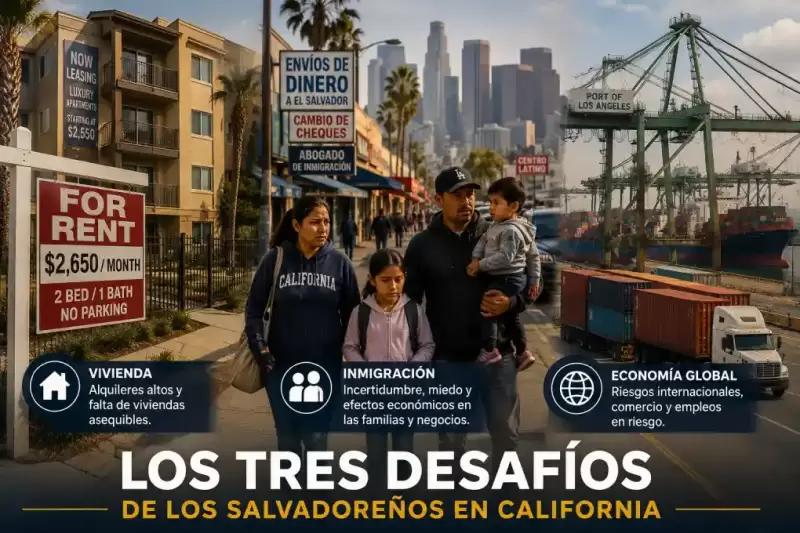 Crisis en vivienda, migración, negocios y empleo, principales problemas de salvadoreños en California.