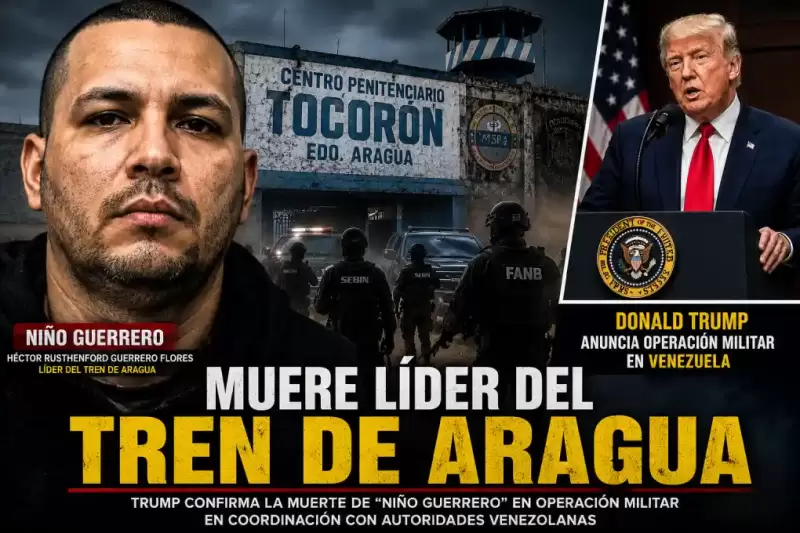 Trump anunció la muerte del cabecilla del Tren de Aragua.