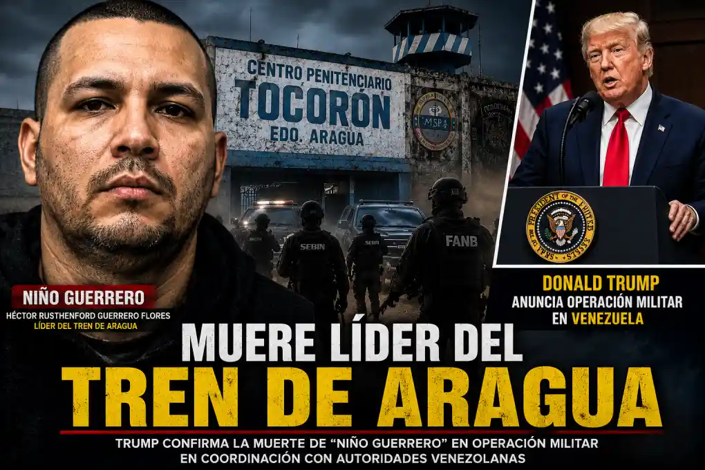 Muere líder del Tren de Aragua en operación militar anunciada por Trump