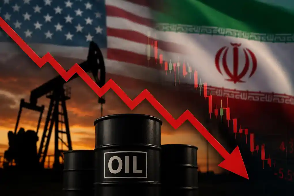 Petróleo vuelve a caer mientras los mercados apuestan por la paz entre EE.UU. e Irán