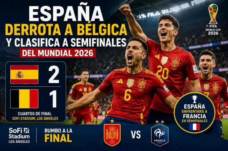 España enfrentará a Francia en semifinales del Mundial FIFA 2026.