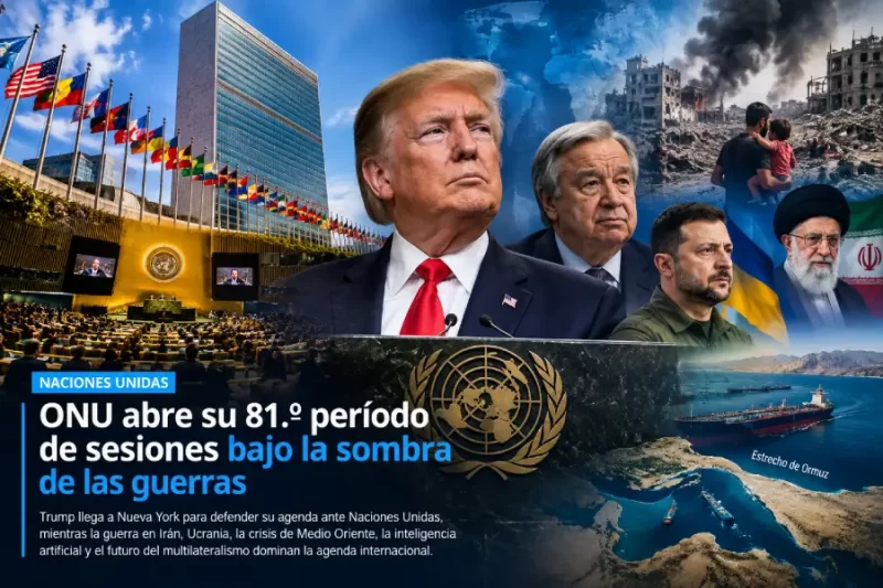 Donald Trump es uno de los principales protagonistas del 81.° de sesiones de la ONU, que arranca este martes.