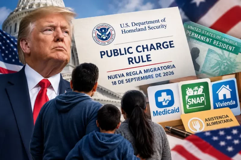 La nueva regla busca que menos inmigrantes soliciten la green card.