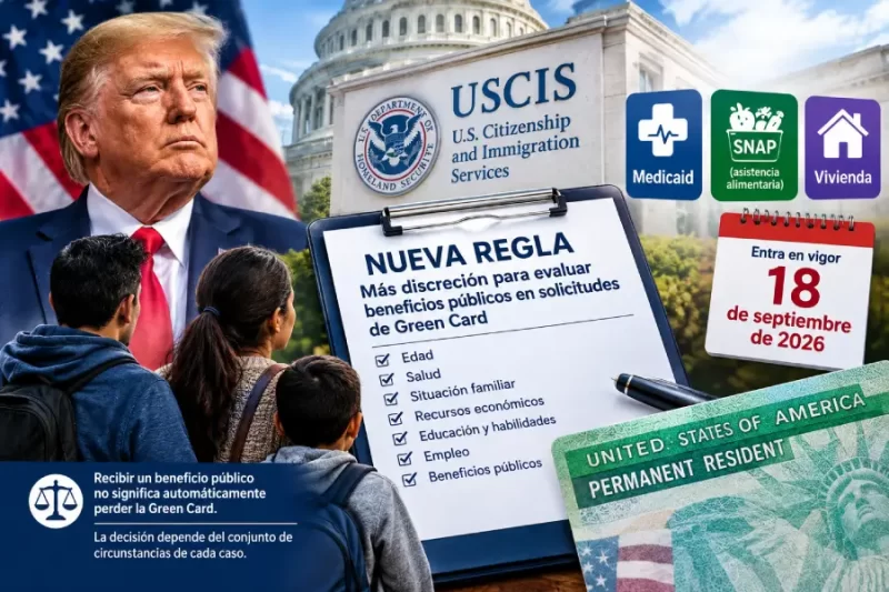 La nueva regla no restringe que los inmigrantes puedan hacer uso de los servicios públicos.