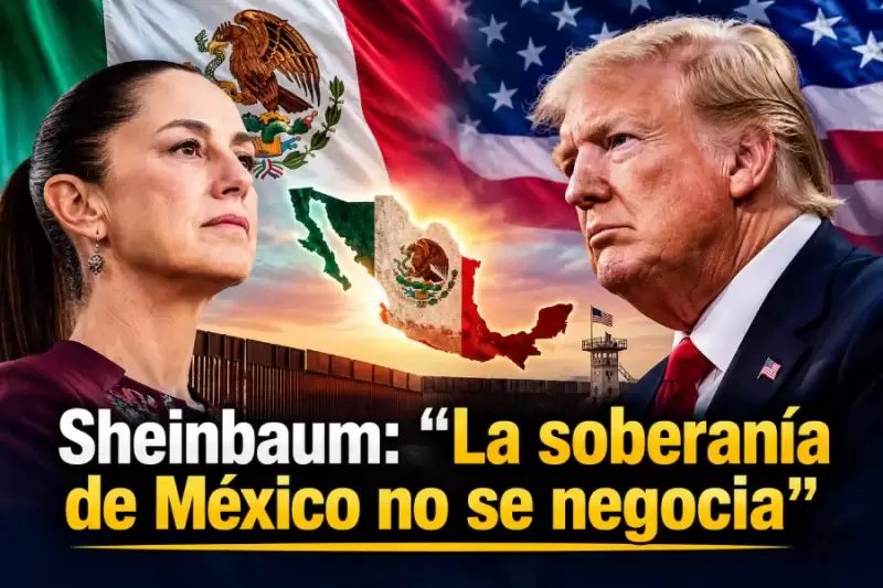 La presidenta de México se le plantó a Donald Trump y le dejó claro que la soberanía de México se respeta.