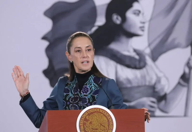 Sheinbaum respondió que toda cooperación de Estados Unidos a su país debe darse bajo el respeto a la soberanía.