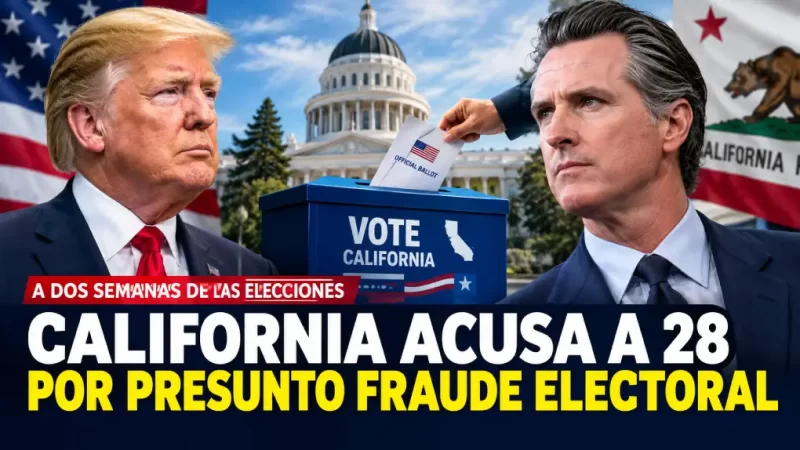 Trump y autoridades de California aumentan controversia electoral.