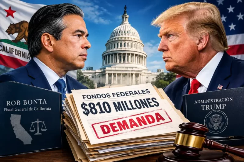 La demanda contra Trump fue presentada por el fiscal de California, Rob Bonta.