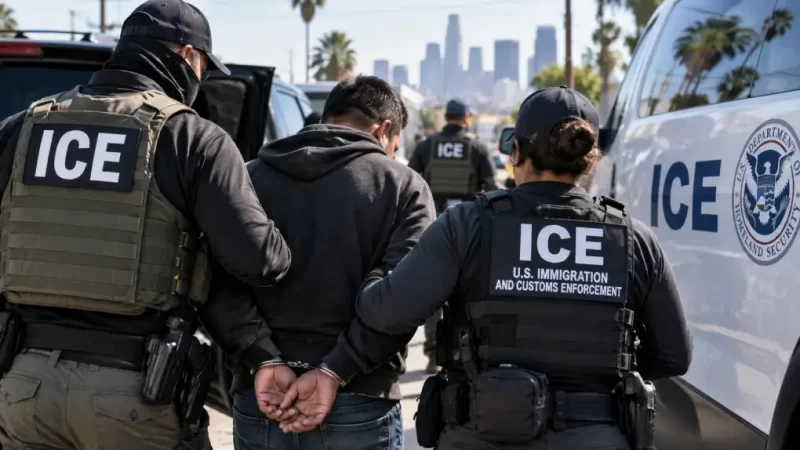 ICE giró la orden de aumentar las detenciones de inmigrantes el martes pasado.