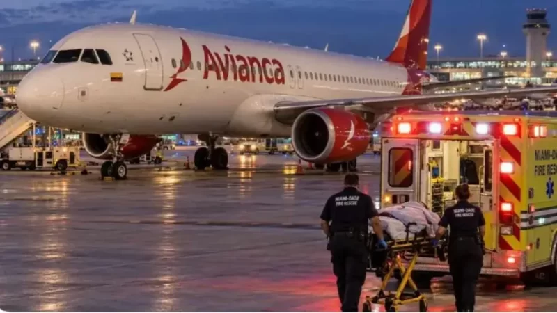 El vuelo cubría la ruta Medellín-Nueva York.