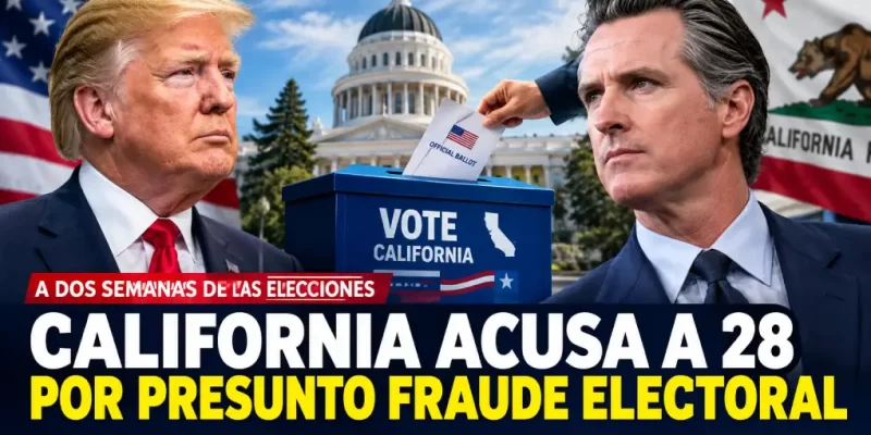Trump y autoridades de California aumentan controversia electoral.
