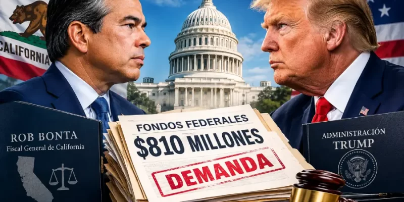 La demanda contra Trump fue presentada por el fiscal de California, Rob Bonta.