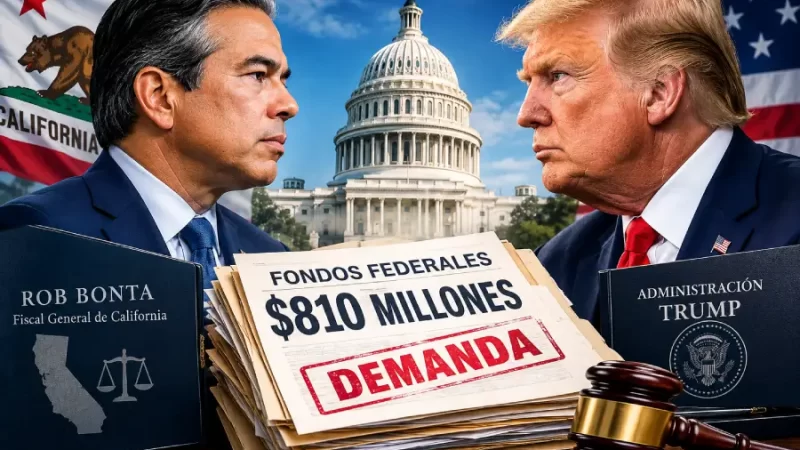 La demanda contra Trump fue presentada por el fiscal de California, Rob Bonta.