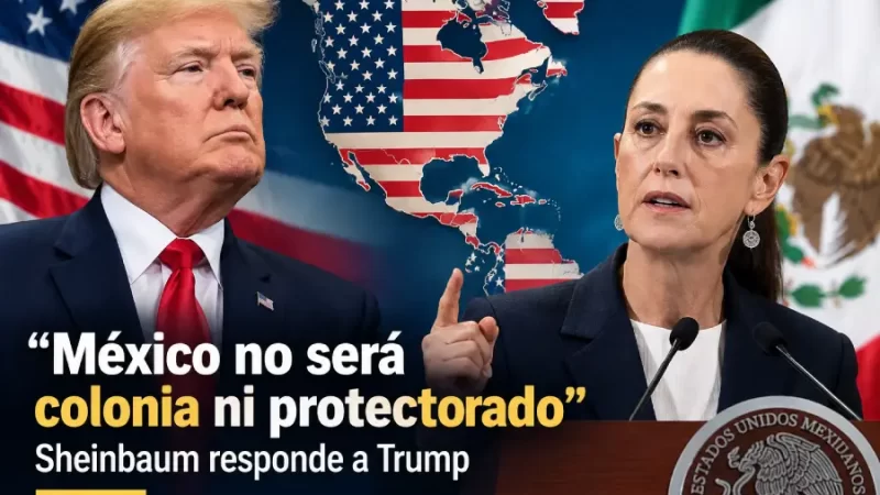 Claudia contesta a Trump