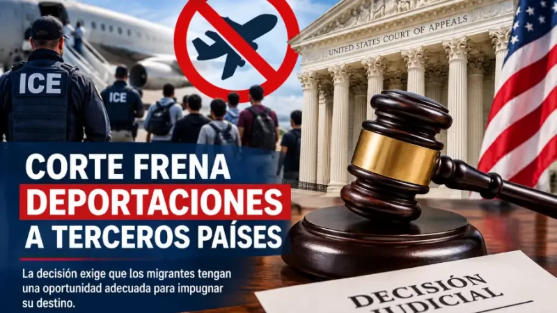 Corte federal frena deportaciones migrantes