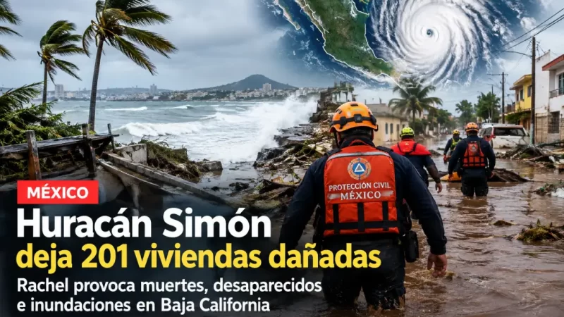 Baja California y Guerrero, son los dos estados con mayores afectaciones por las lluvias.