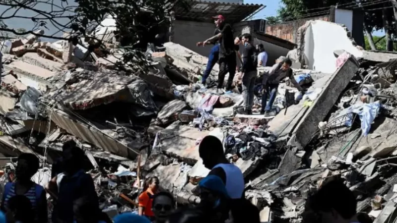 Alrededor de 200 muertos por terremoto que azotó Colombia el lunes 10 de agosto.