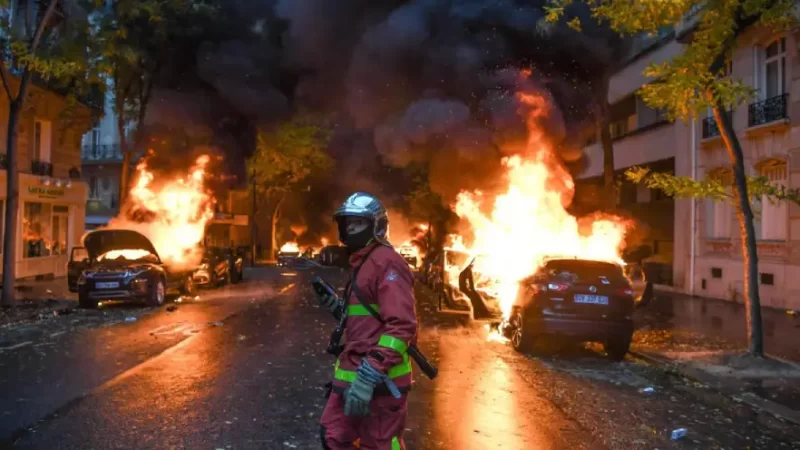 Disturbios en Francia este fin de semana.