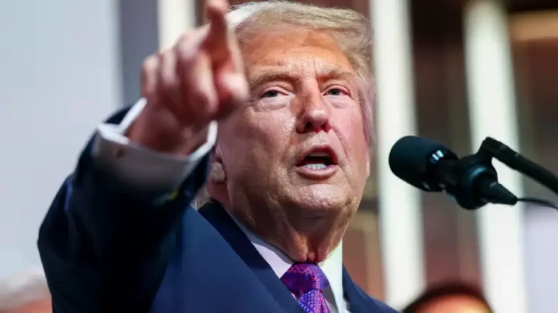 Presidente de Estados Unidos Donald Trump.
