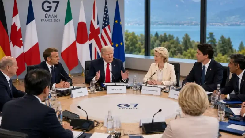 Trump logra respaldo del G-7 para acuerdo de paz con Irán.