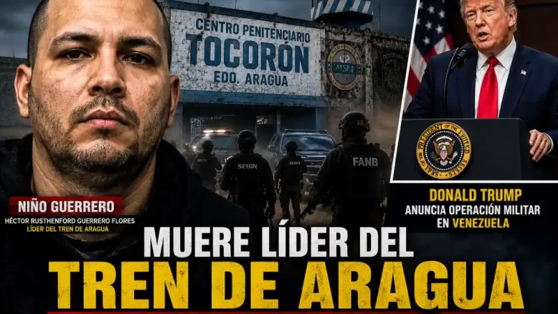 Trump anunció la muerte del cabecilla del Tren de Aragua.