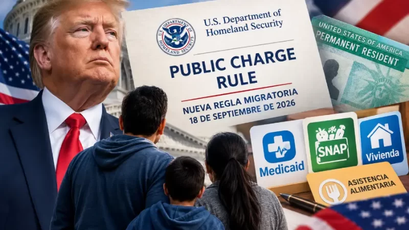 La nueva regla busca que menos inmigrantes soliciten la green card.