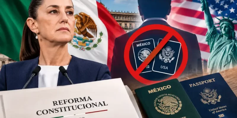 La reforma contra la doble nacionalidad para competir por la presidencia entrará vigencia a partir del 2028.