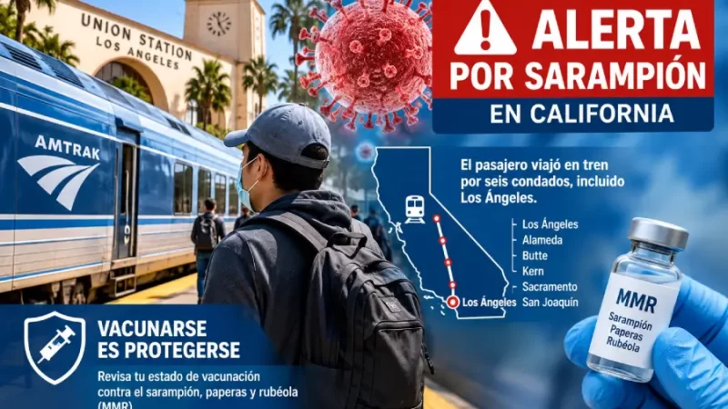El pasajero atravesó 6 condados de California, incluyendo Los Ángeles.