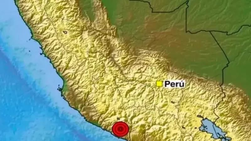 Por ahora no se reportan víctimas y daños materiales tras el sismo que sacudió Ayacucho, Perú, la tarde de este jueves.