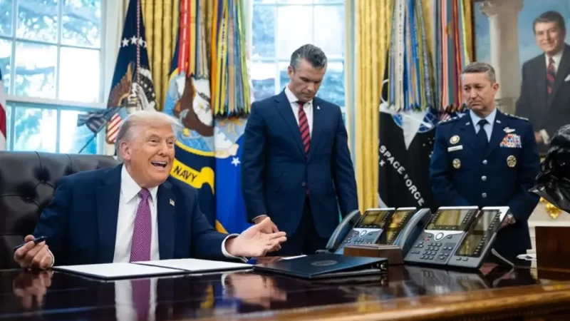 Presidente de EE.UU. prevé pronto acuerdo de paz con Irán.