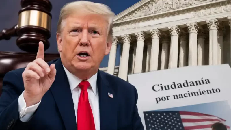 Ante fallo de la Corte que mantiene ciudadanía por nacimiento a hijos de inmigrantes ilegales, Trump acude al Congreso para limitarla.